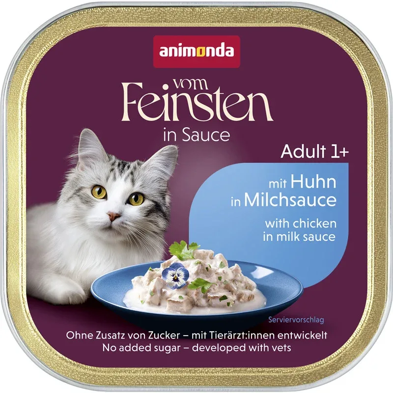 Animonda vom Feinsten Cat - Schale mit Huhn in Milchsauce