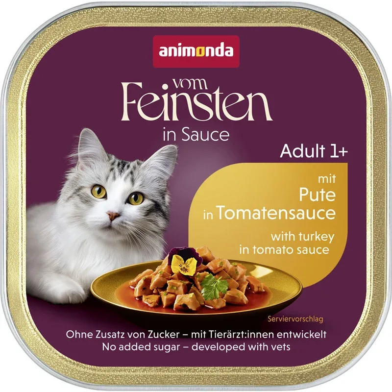 Animonda vom Feinsten Cat - Schale mit Pute in Tomatensauce