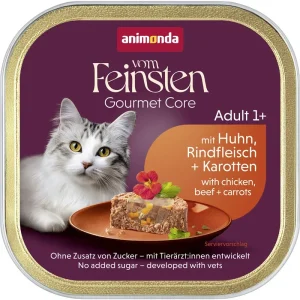 Animonda vom Feinsten Cat - Schale mit Schlemmerkern mit Huhn, Rindfleisch