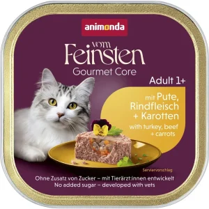 Animonda vom Feinsten Cat - Schale mit Schlemmerkern mit Pute, Rindfleisch