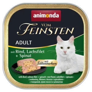 Animonda vom Feinsten Cat - Schale mit Schlemmerkern mit Rind, Lachsfilet