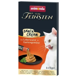 Animonda vom Feinsten Cat - Snack-Cream Adult mit Leberwurst & Gartengemüse g