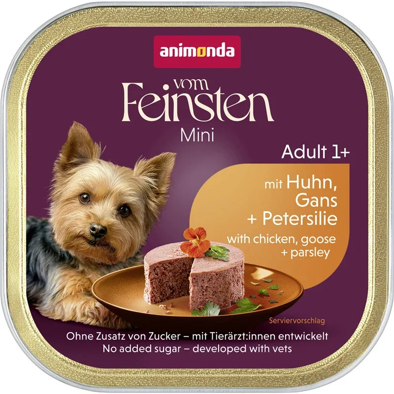 Animonda vom Feinsten Dog - Adult Mini mit Huhn, Gans & Petersilie