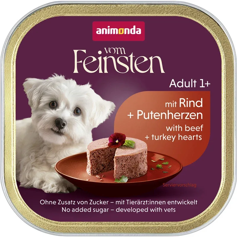 Animonda vom Feinsten Dog - Schale Classic Rind & Putenherzen