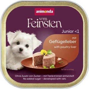Animonda vom Feinsten Dog - Schale Junior mit Geflügelleber