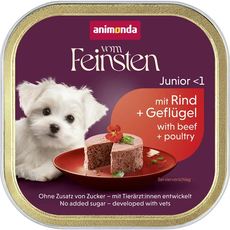 Animonda vom Feinsten Dog - Schale Junior Rind & Geflügel