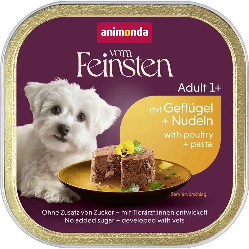 Animonda vom Feinsten Dog - Schale Menü Adult Geflügel & Nudeln