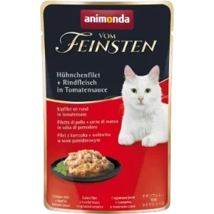 animonda Vom Feinsten Hühnchenfilet & Rindfleisch in Tomatensauce 50 g