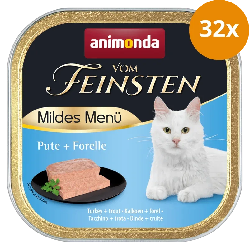 animonda Vom Feinsten Mildes Menü Pute & Forelle 100 g - Image 2