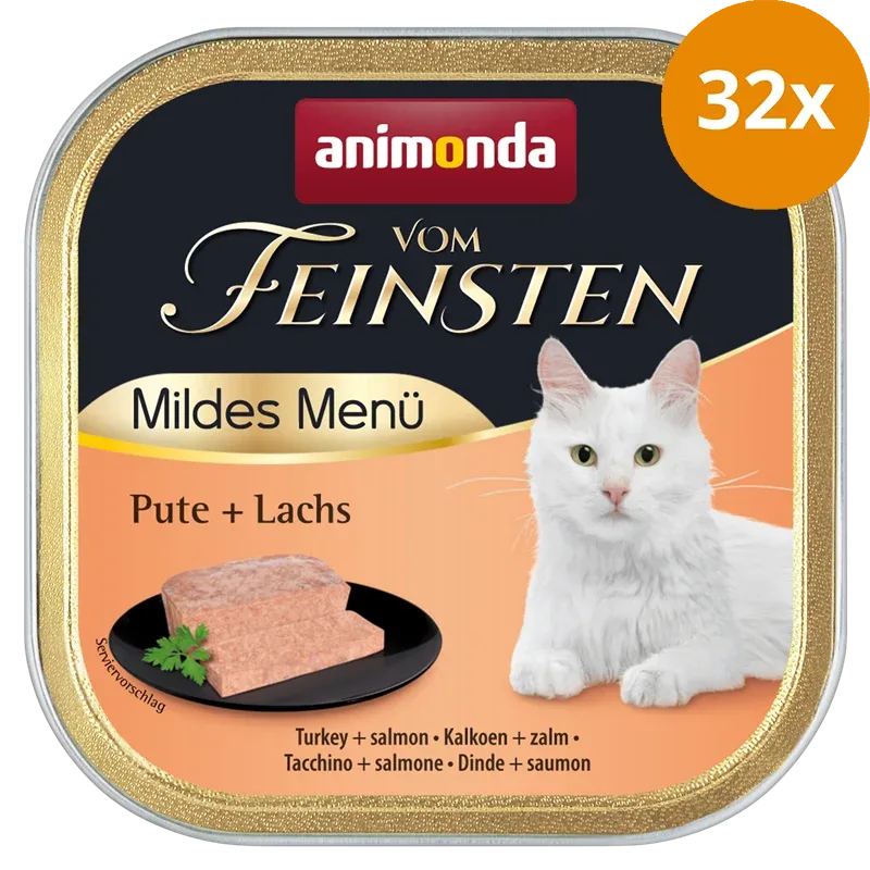 animonda Vom Feinsten Mildes Menü Pute & Lachs 100 g - Image 2