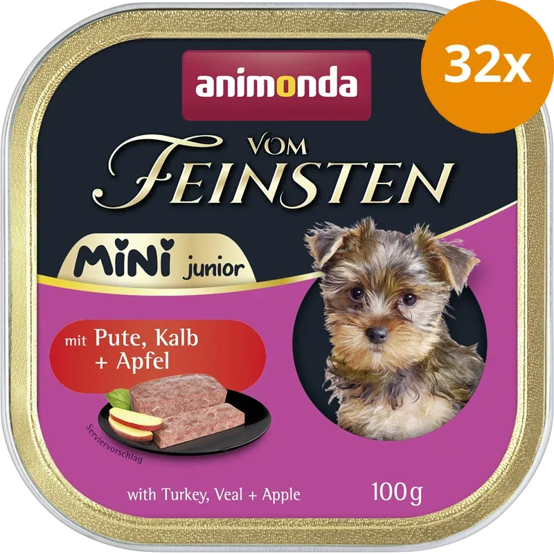 Animonda vom Feinsten Mini Junior mit Pute, Kalb & Apfel 100 g - Image 2