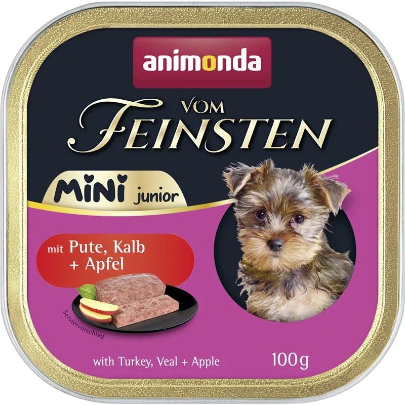 Animonda vom Feinsten Mini Junior mit Pute, Kalb & Apfel 100 g
