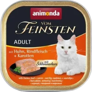 animonda Vom Feinsten mit Schlemmerkern Huhn, Rindfleisch & Karotten 100 g