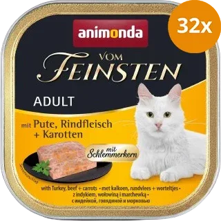 animonda Vom Feinsten mit Schlemmerkern Pute, Rindfleisch & Karotten 100 g - Image 2