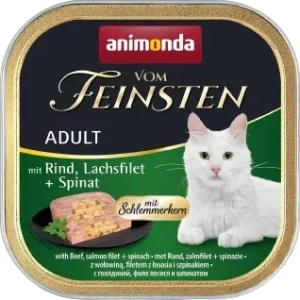 animonda Vom Feinsten mit Schlemmerkern Rind, Lachsfilet & Spinat 100 g