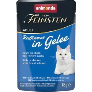 Animonda vom Feinsten Raffinesse in Gelee Adult reich an Huhn mit Lachs 85 g