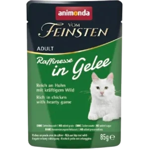 Animonda vom Feinsten Raffinesse in Gelee Adult reich an Huhn mit Wild 85g