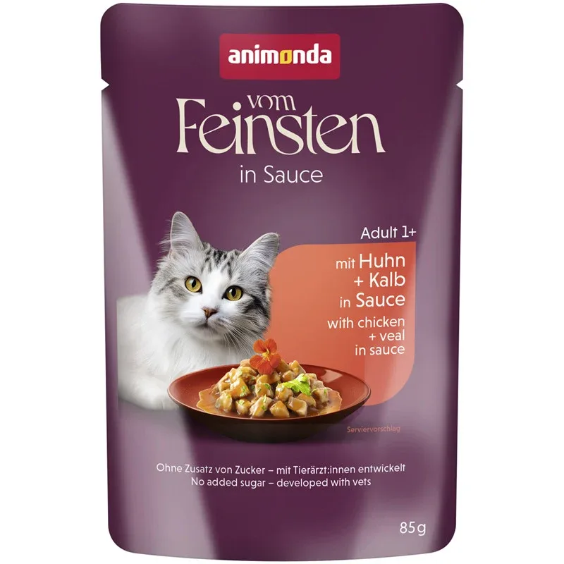 Animonda Vom Feinsten Raffinesse in Sauce Adult mit Huhn + Kalb