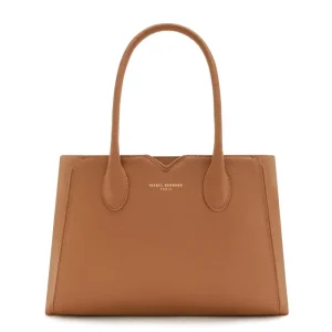 Anti-Rutsch- Honoré Cloe Midi camel Handtasche aus Kalbsleder - HaustierPro