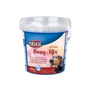Anti-Rutsch- Trixie Soft-Snack Bony Mix 500 g | 27804 - HaustierPro