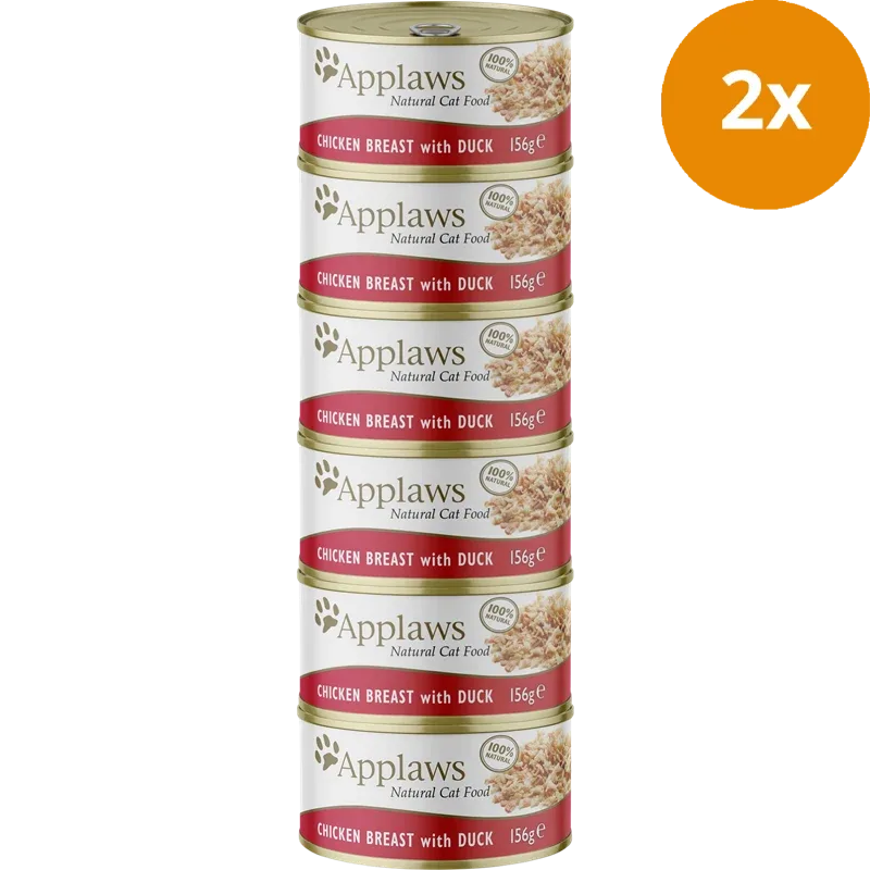 Applaws Dose S6 Huhn & Ente 936 g (6 x 156 g) - Image 2
