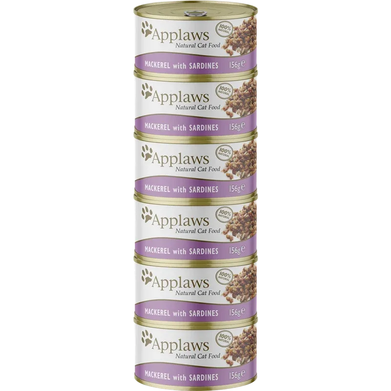 Applaws Dose S6 Makrele & Sardine 936 g (6 x 156 g)