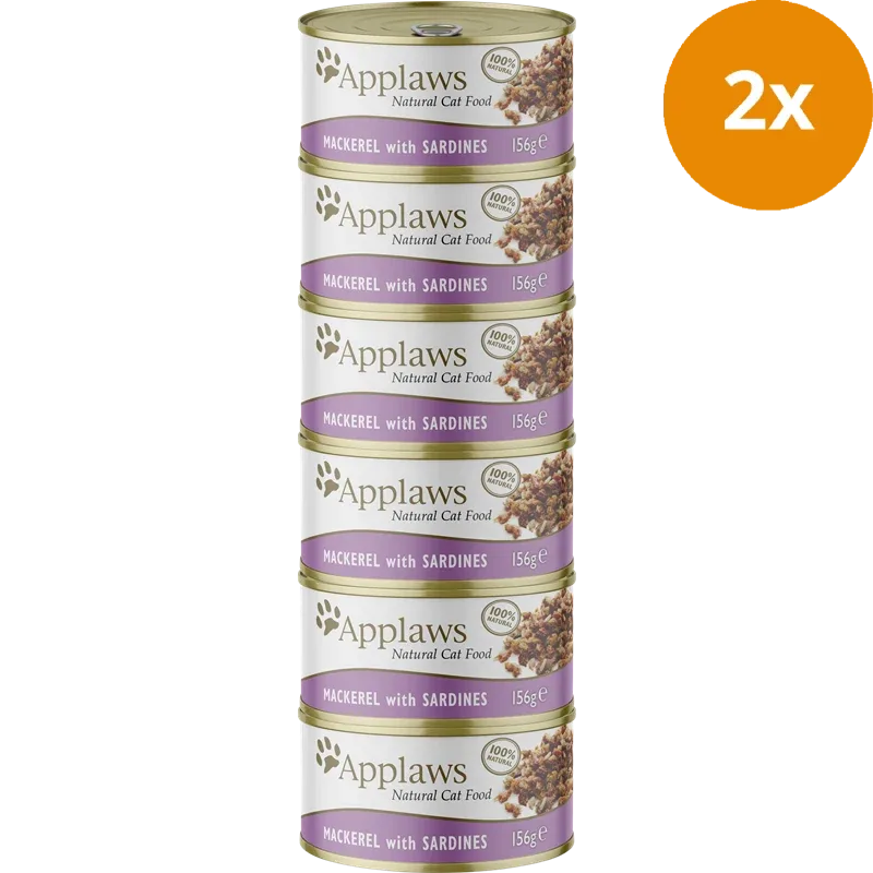 Applaws Dose S6 Makrele & Sardine 936 g (6 x 156 g) - Image 2