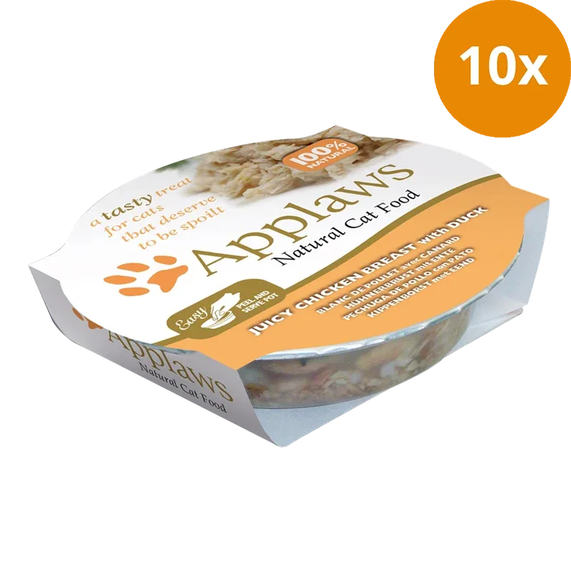 Applaws Natural Cat Pots fruchtige Hühnerbrust & Ente 60 g - Image 2