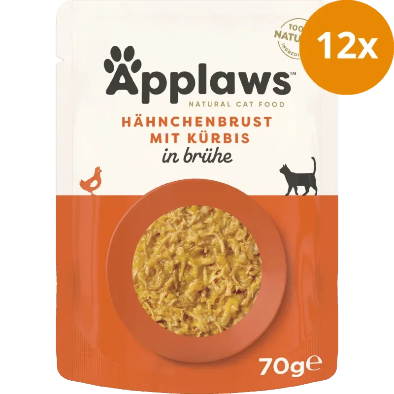 Applaws Natural Cat Pouches Hühnchenbrust & Kürbis 70 g - Image 2
