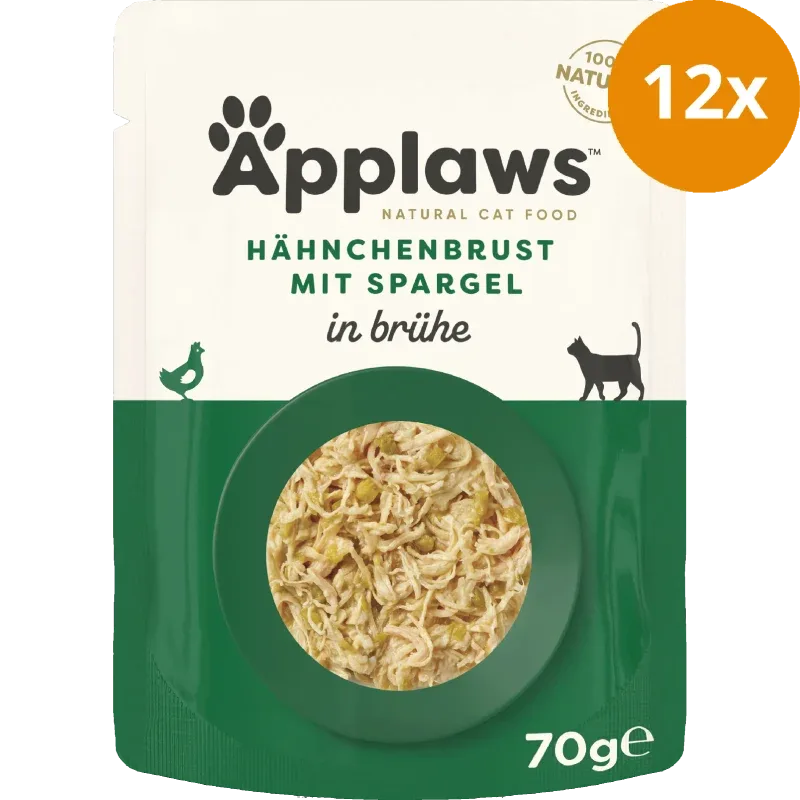 Applaws Natural Cat Pouches Hühnchenbrust & Spargel 70 g - Image 2
