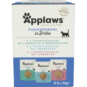 Applaws Natural Cat Pouches Multipack Fisch 840 g