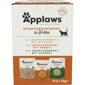 Applaws Natural Cat Pouches Multipack Hühnchen 840 g
