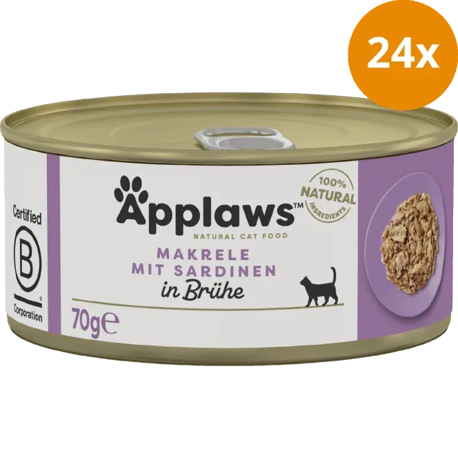 Applaws Natural Cat Tins Makrele & Sardinen 70 g - Image 2