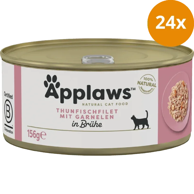 Applaws Natural Cat Tins Thunfisch mit Garnelen 156 g - Image 2