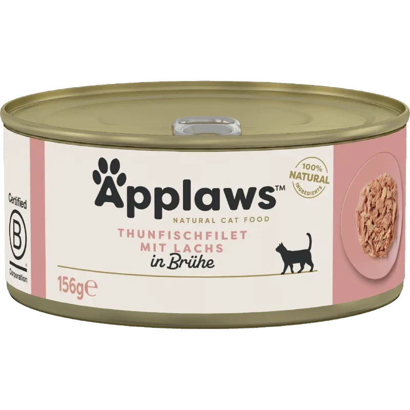 Applaws Natural Cat Tins Thunfischfilet & Lachs 156 g