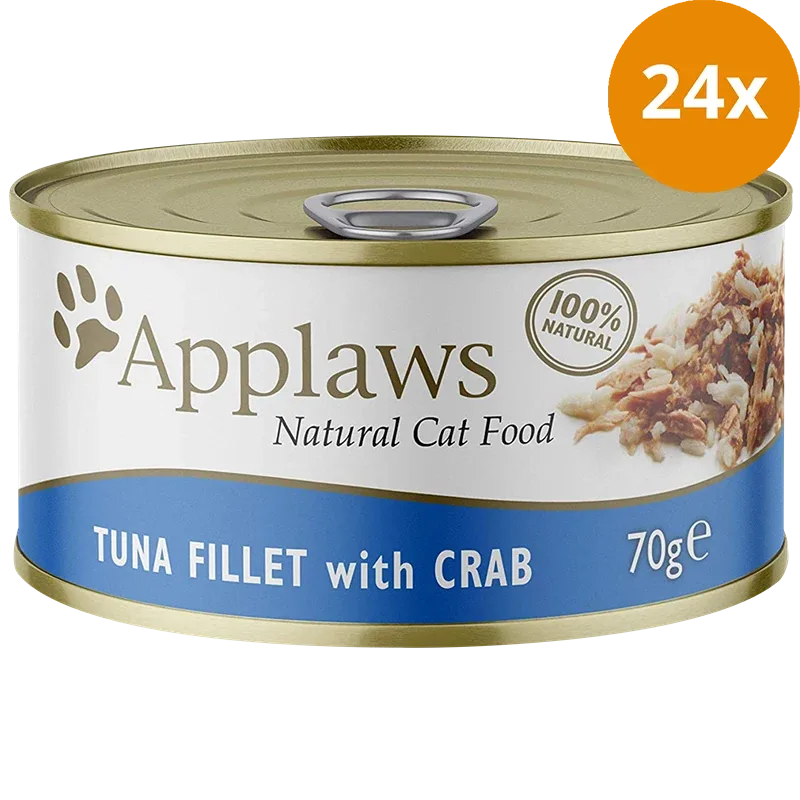 Applaws Natural Cat Tins Thunfischfilet mit Krabbenfleisch 70 g - Image 2