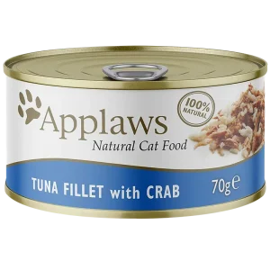 Applaws Natural Cat Tins Thunfischfilet mit Krabbenfleisch 70 g