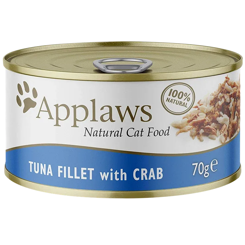 Applaws Natural Cat Tins Thunfischfilet mit Krabbenfleisch 70 g