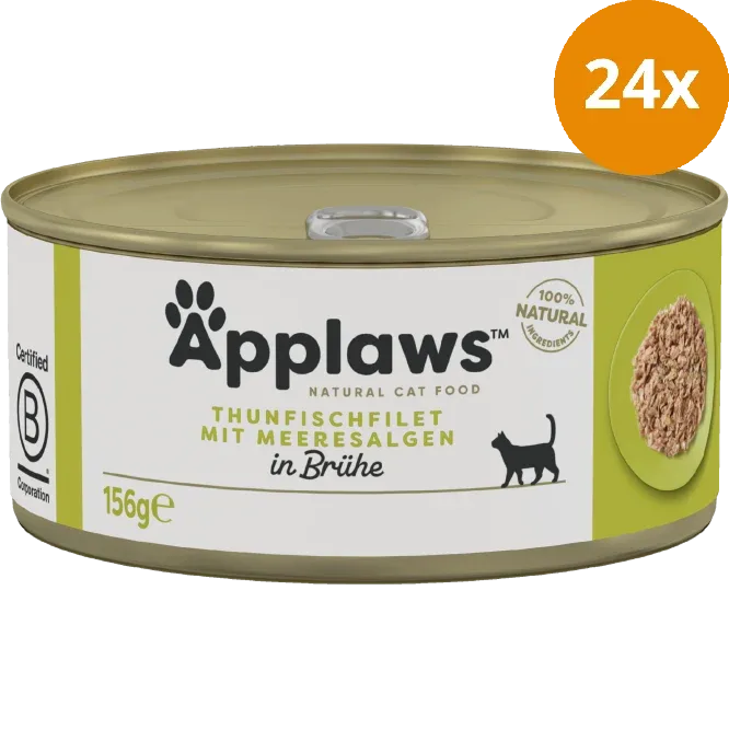 Applaws Natural Cat Tins Thunfischfilets & Meeresalgen 156 g - Image 2