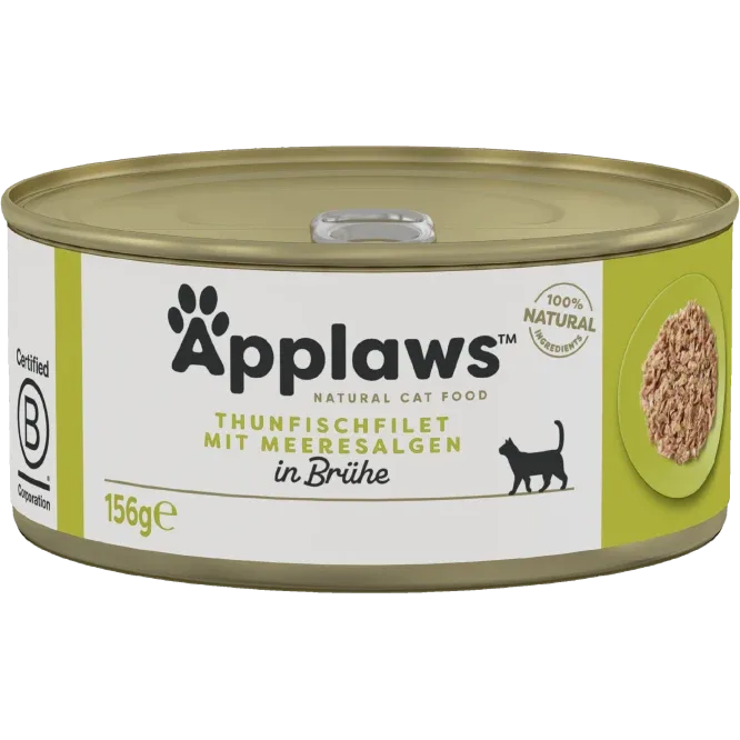 Applaws Natural Cat Tins Thunfischfilets & Meeresalgen 156 g