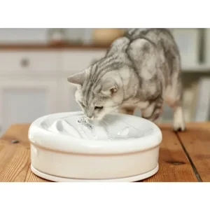 Aqua Feline Hochwertig Keramik Katzenbrunnen / Trinkbrunnen (B-Ware) - HaustierPro