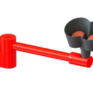 Augendusche mit 2 Brauseköpfen, horizontal schwenkbar, Tischmontage links neben dem Becken, DVGW - HaustierPro