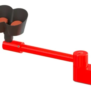 Augendusche mit 2 Brauseköpfen, horizontal schwenkbar, Tischmontage rechts neben dem Becken, DVGW - HaustierPro