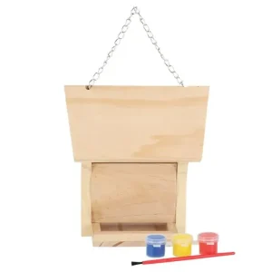 Automatischer Vorrats- und Esschert Design DIY Vogelfutterhaus mit Farbe - HaustierPro