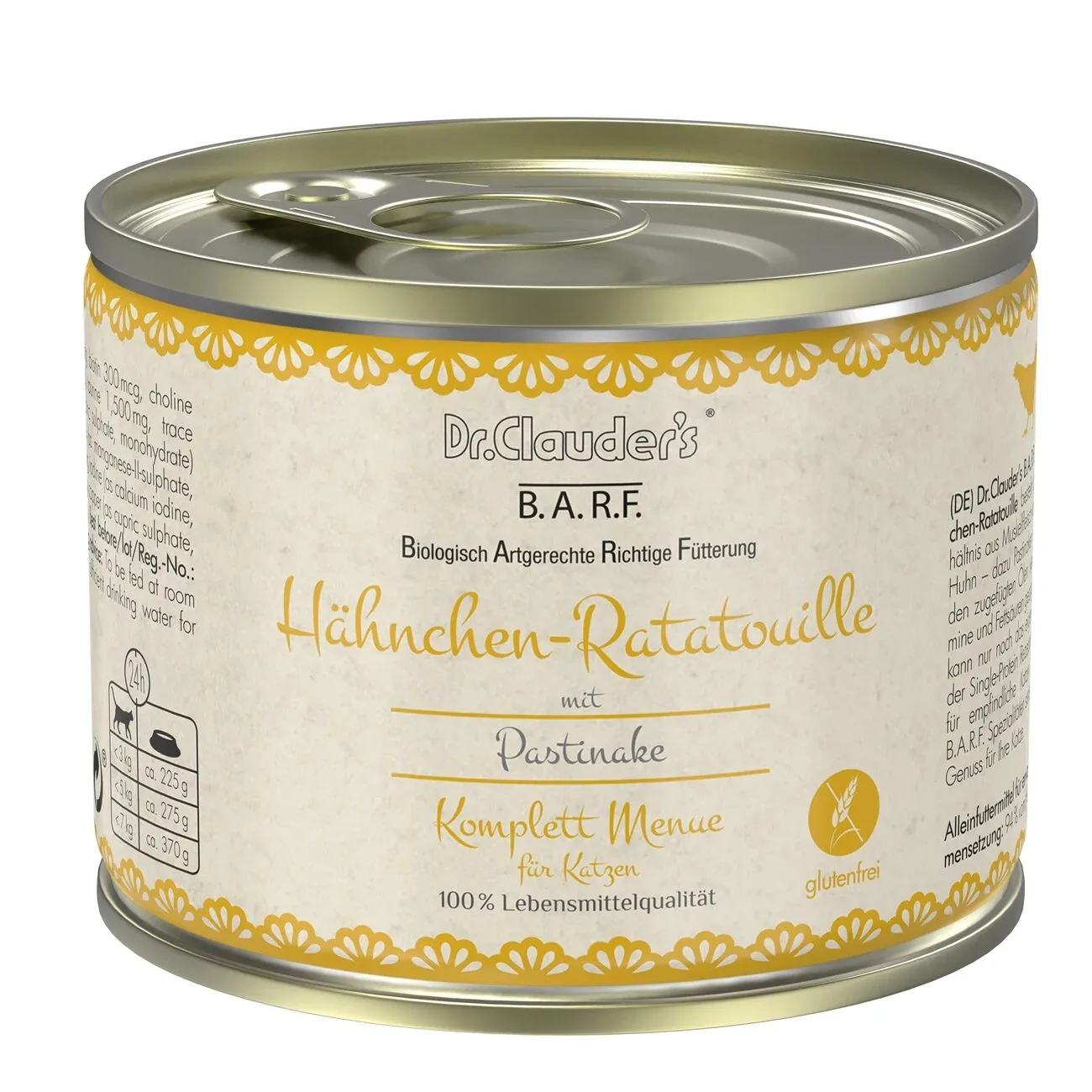 Barf Cat Komplettmenü Hähnchen-Ratatouille