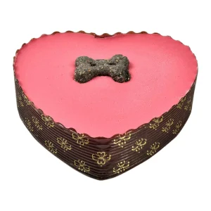 Barking Bakery Pink Heart Pawty Cake