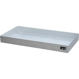 Bauer Kleingebindewanne KGW-P 3 V4A, für Euro- und Chemiepaletten, Edelstahl, L 1200 x B 800 x H 120 mm, bis 200 kg - HaustierPro
