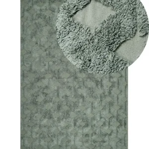 Baumwoll- Area Rug 140 x 200 cm Green KARS - HaustierPro