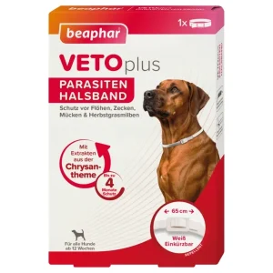 beaphar VETOplus Parasiten Halsband für Hunde | DAS FUTTERHAUS