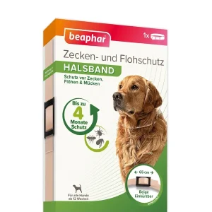 beaphar Zecken- und Flohschutz Halsband für Hunde | DAS FUTTERHAUS